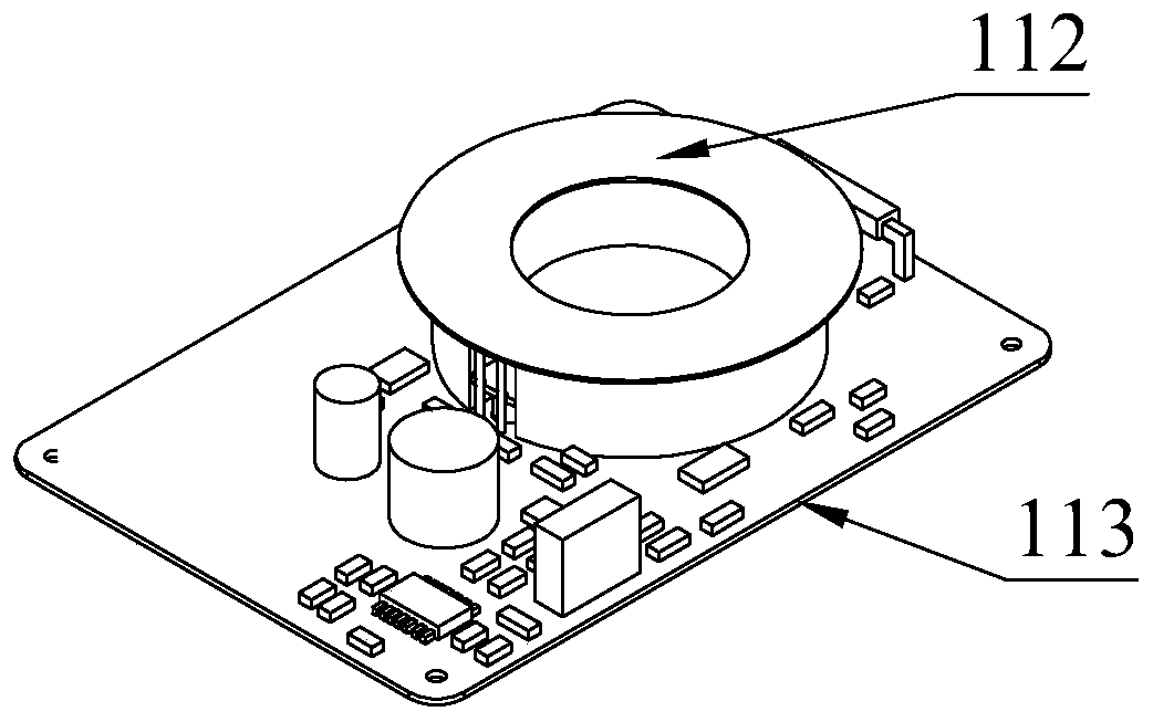 Power supply connecting device and working method thereof