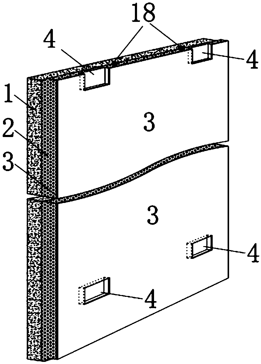Prefabricated light compound insulation wallboard as well as manufacturing method and mounting method thereof