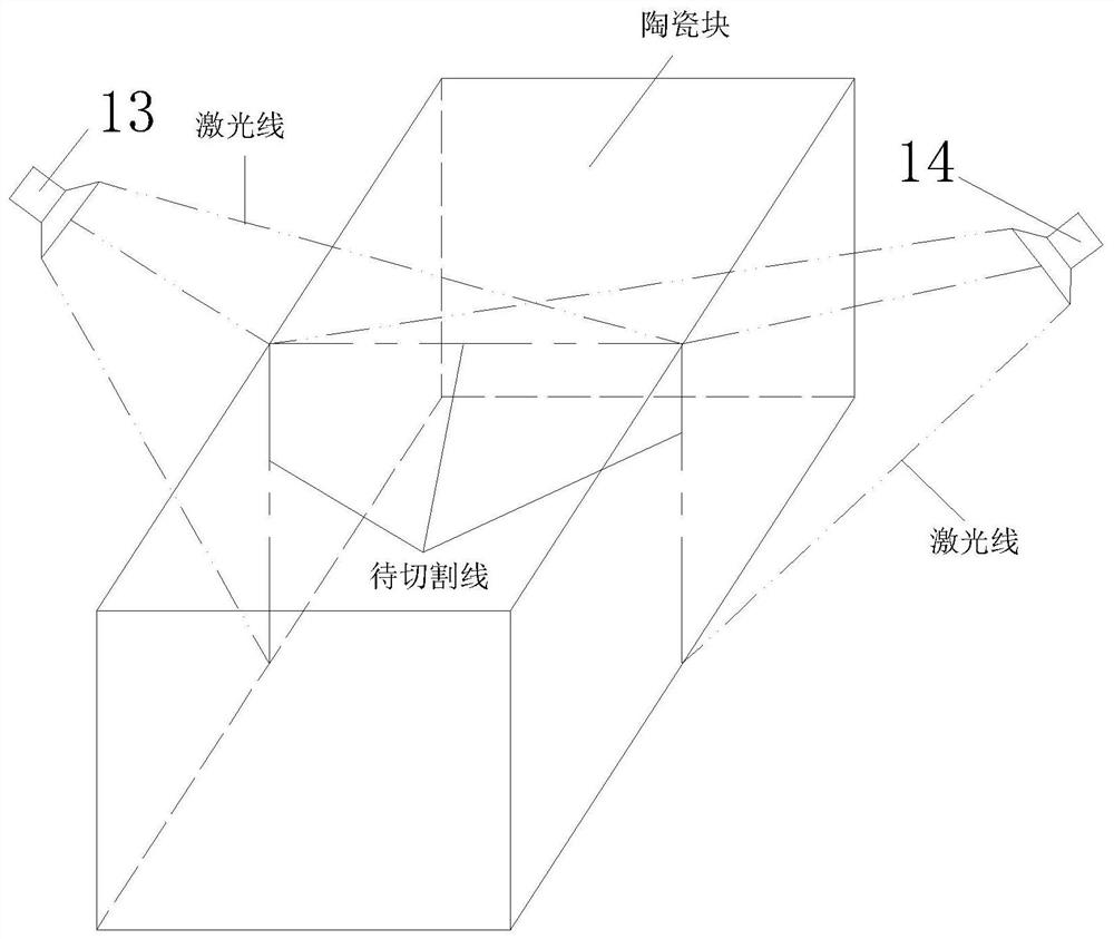 Cutting mechanism for producing light wall material