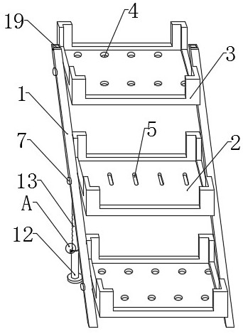 A planting frame device for mushroom greenhouse planting