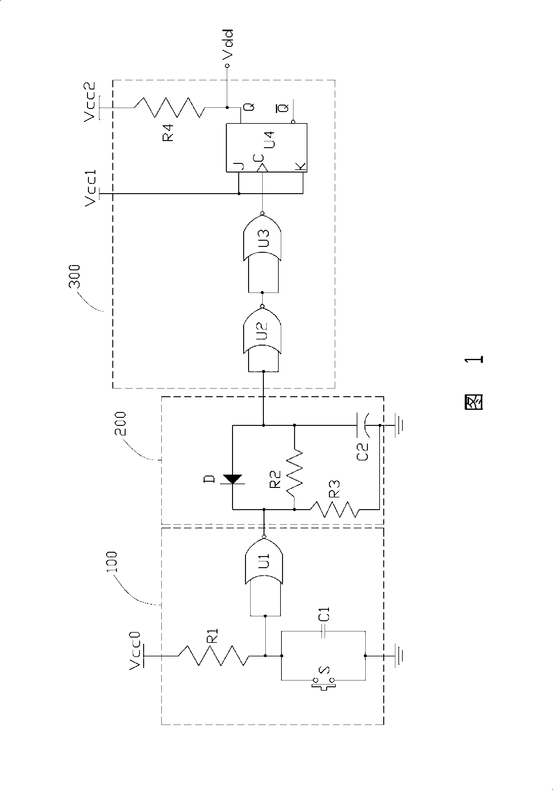 Control device for key-board switch