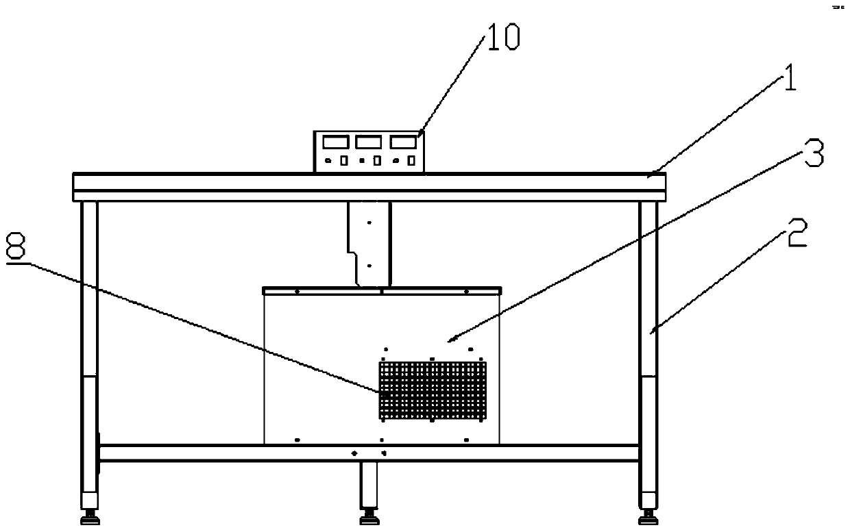 Medical low-temperature operation table for transplanting human tissue and organs