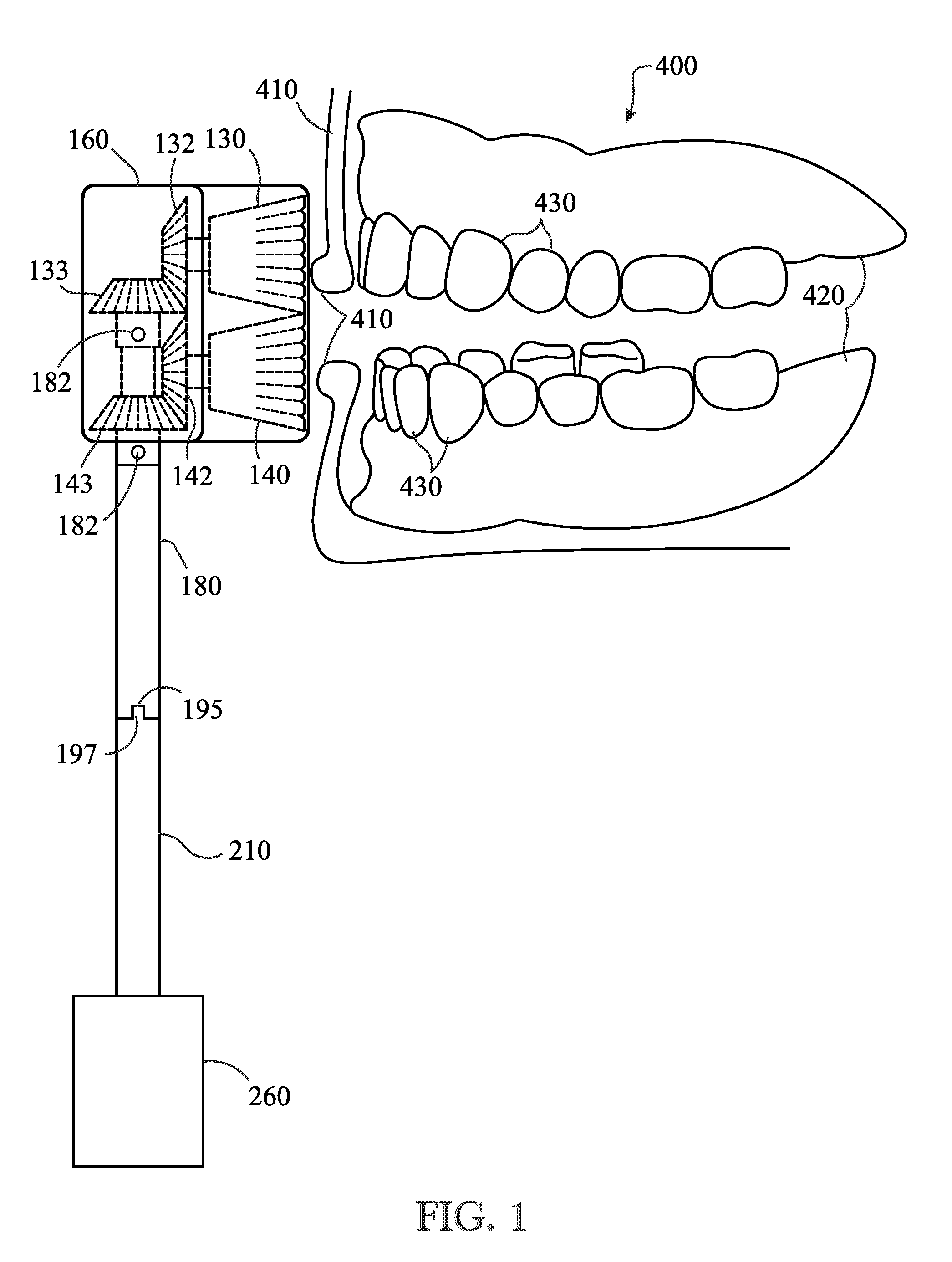 Splatter controlling tooth polishing system
