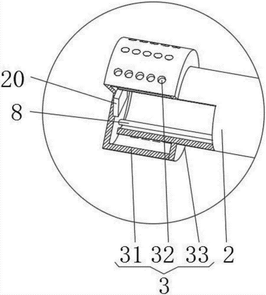 Surgery washing device for general surgery department