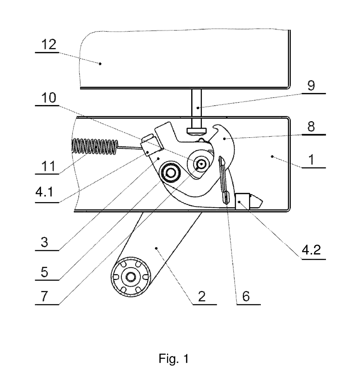 Door closing and securing mechanism