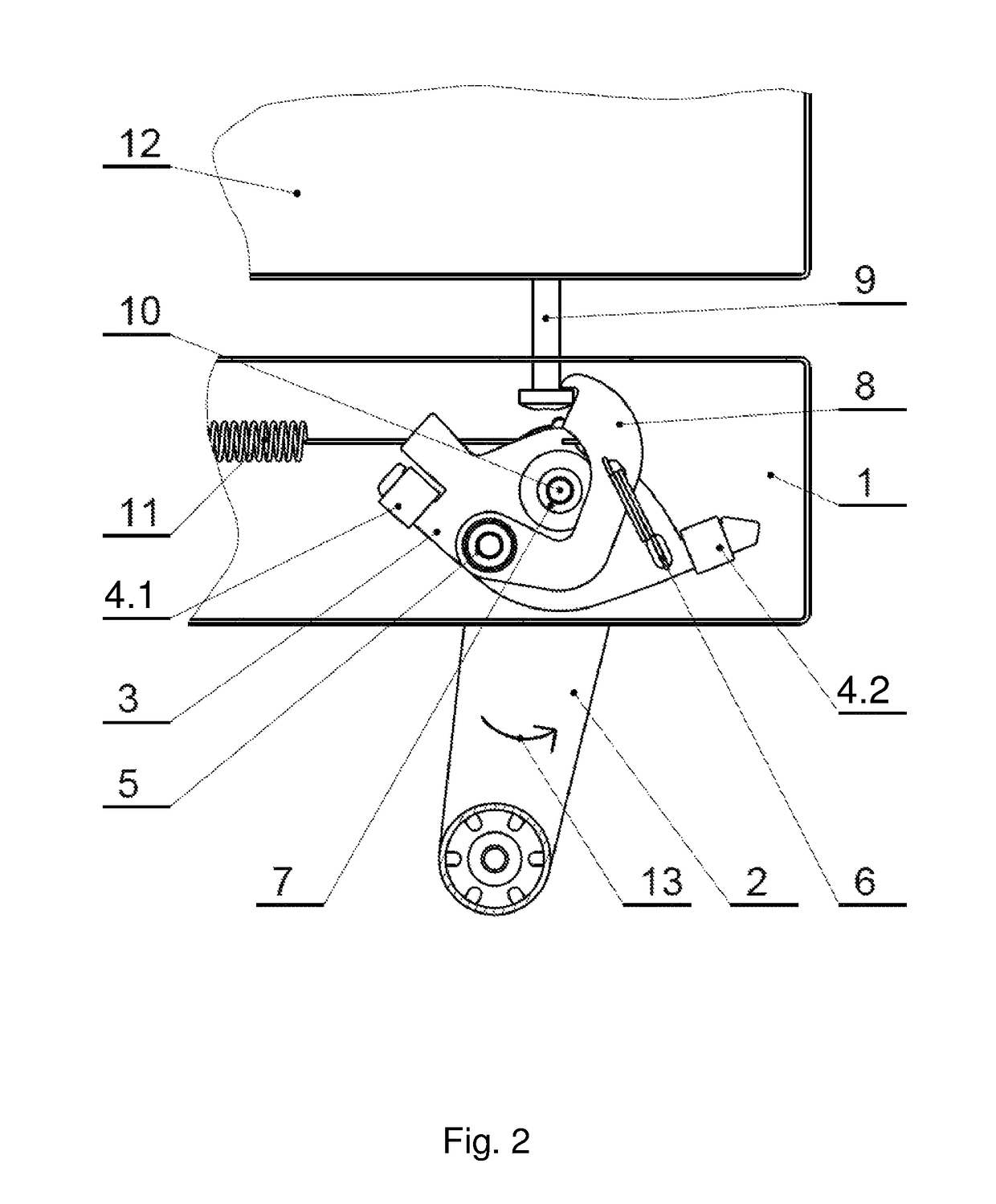 Door closing and securing mechanism