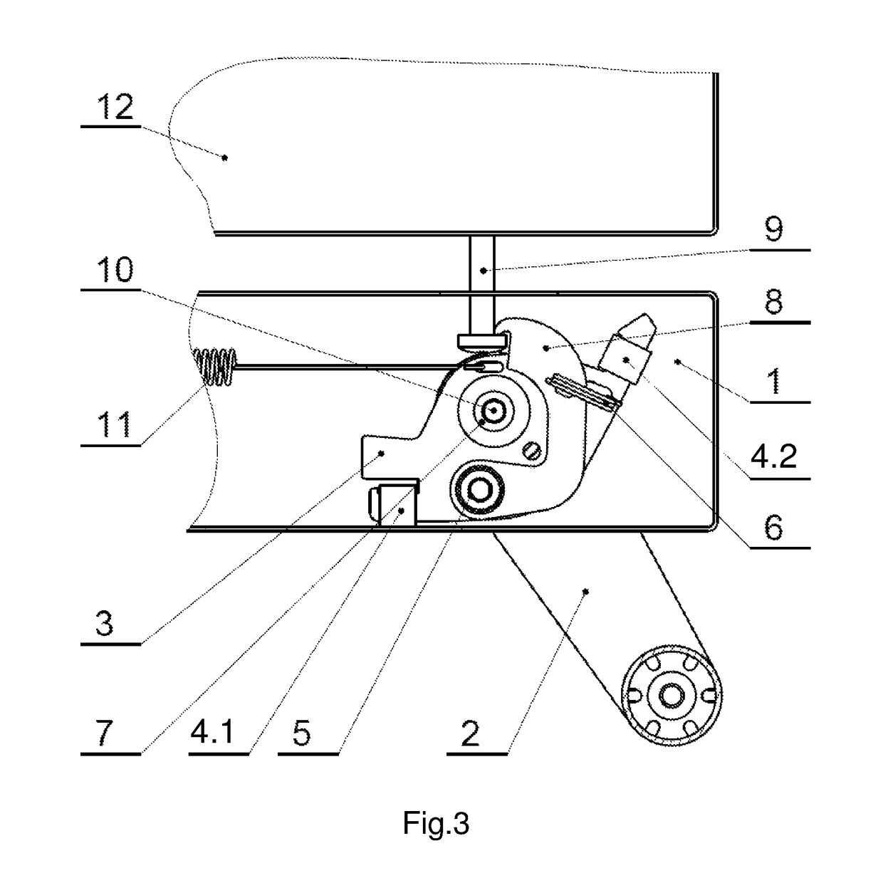 Door closing and securing mechanism