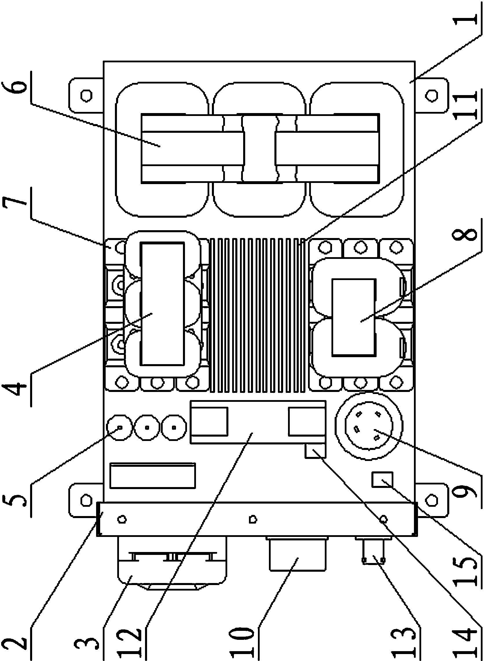 High-power-density onboard variable voltage rectifier