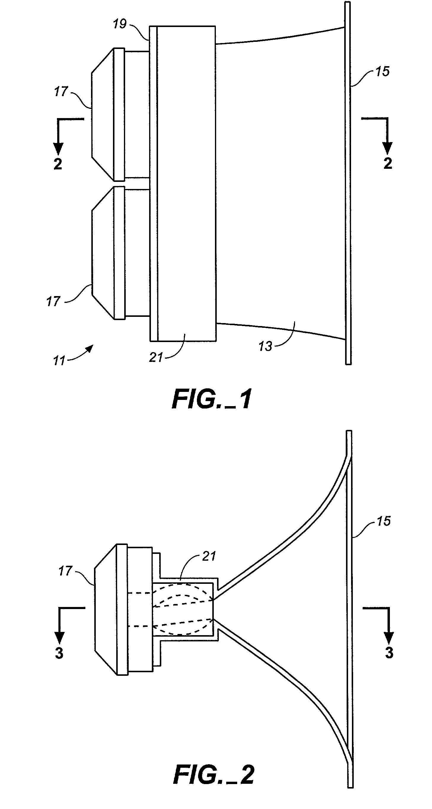 Manifold for a horn loudspeaker and method