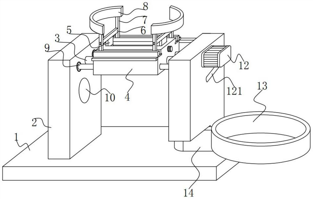 Automatic discharging mechanism for welding auto parts