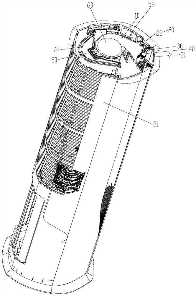 Air outlet mechanism and cabinet air conditioner