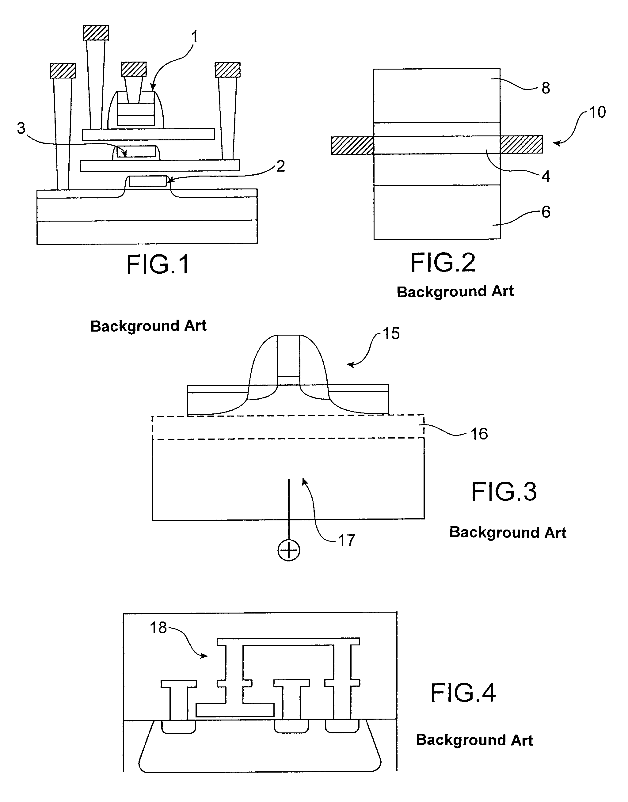 Circuit with transistors integrated in three dimensions and having a dynamically adjustable threshold voltage VT