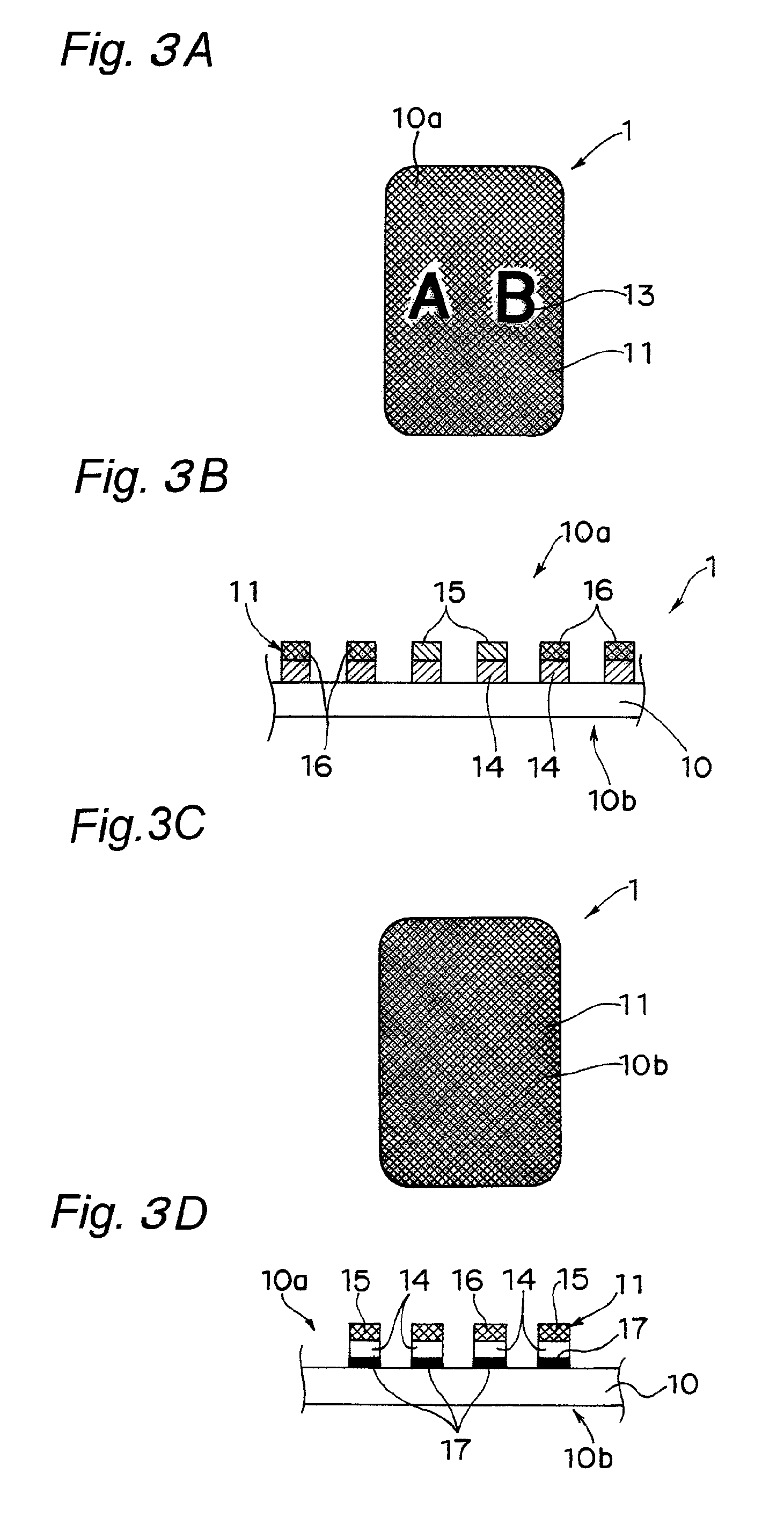 Transparent thin plate