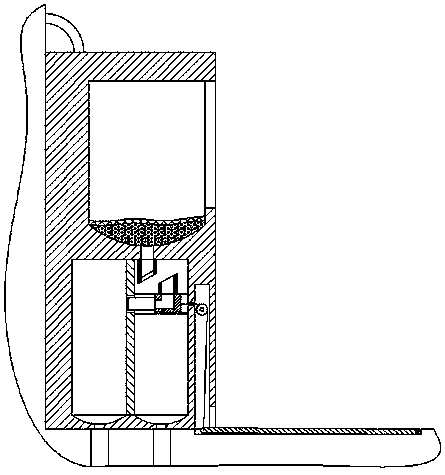 Improved type organic fertilizer collecting device