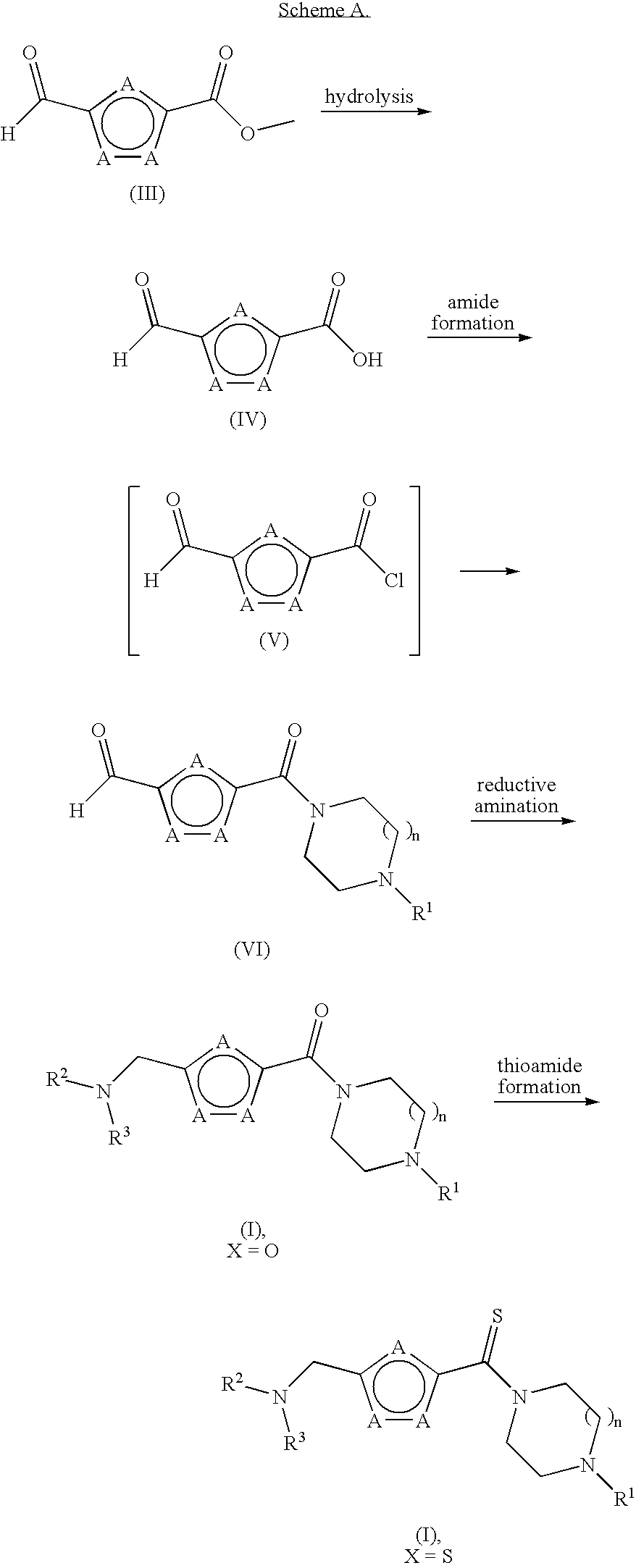 Non-imidazole heterocyclic compounds