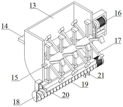 Automatic pouring device for cement product production