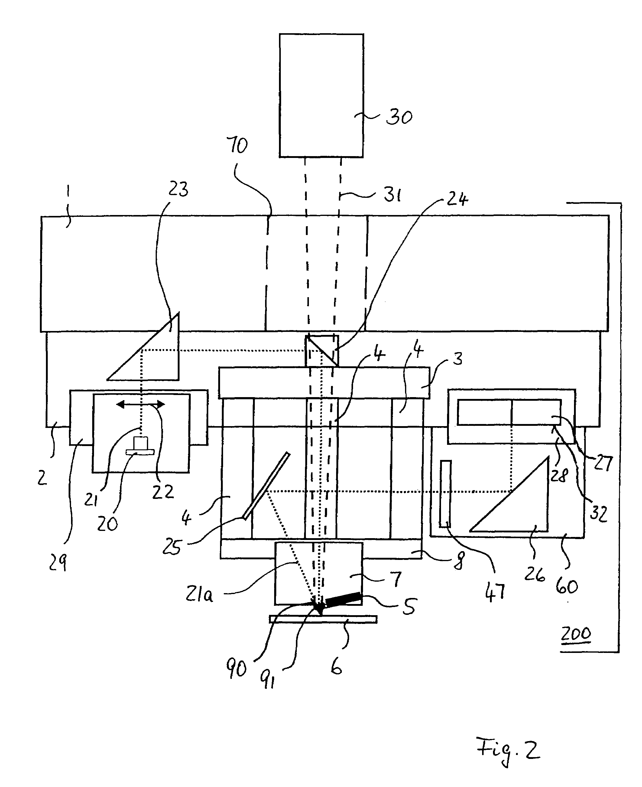 Apparatus and method for a scanning probe microscope