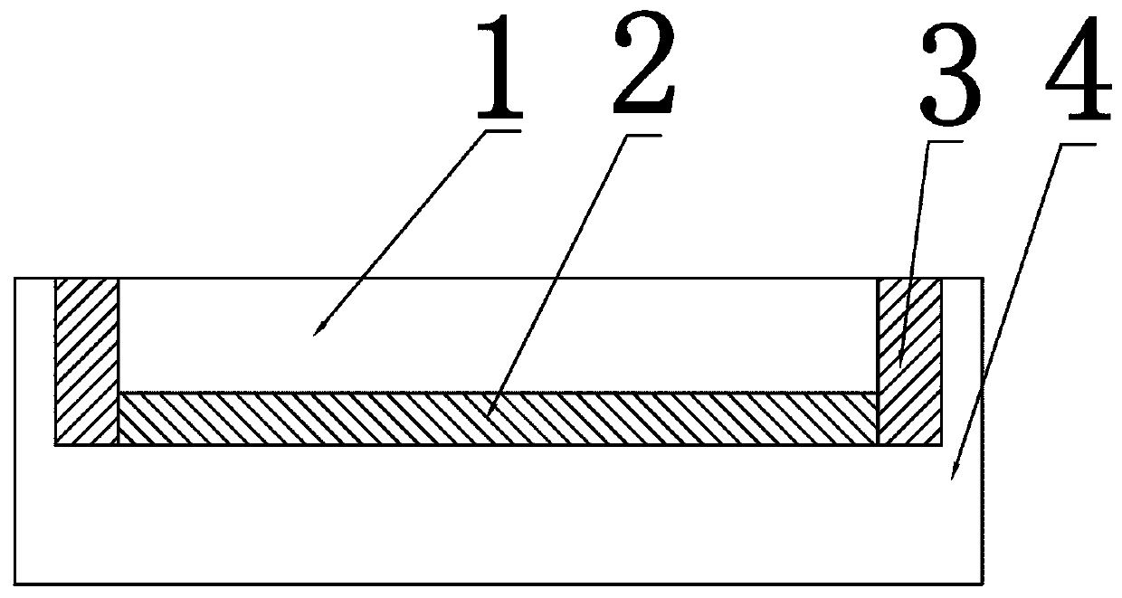 Method for preparing metal composite plate by using as-cast blanks