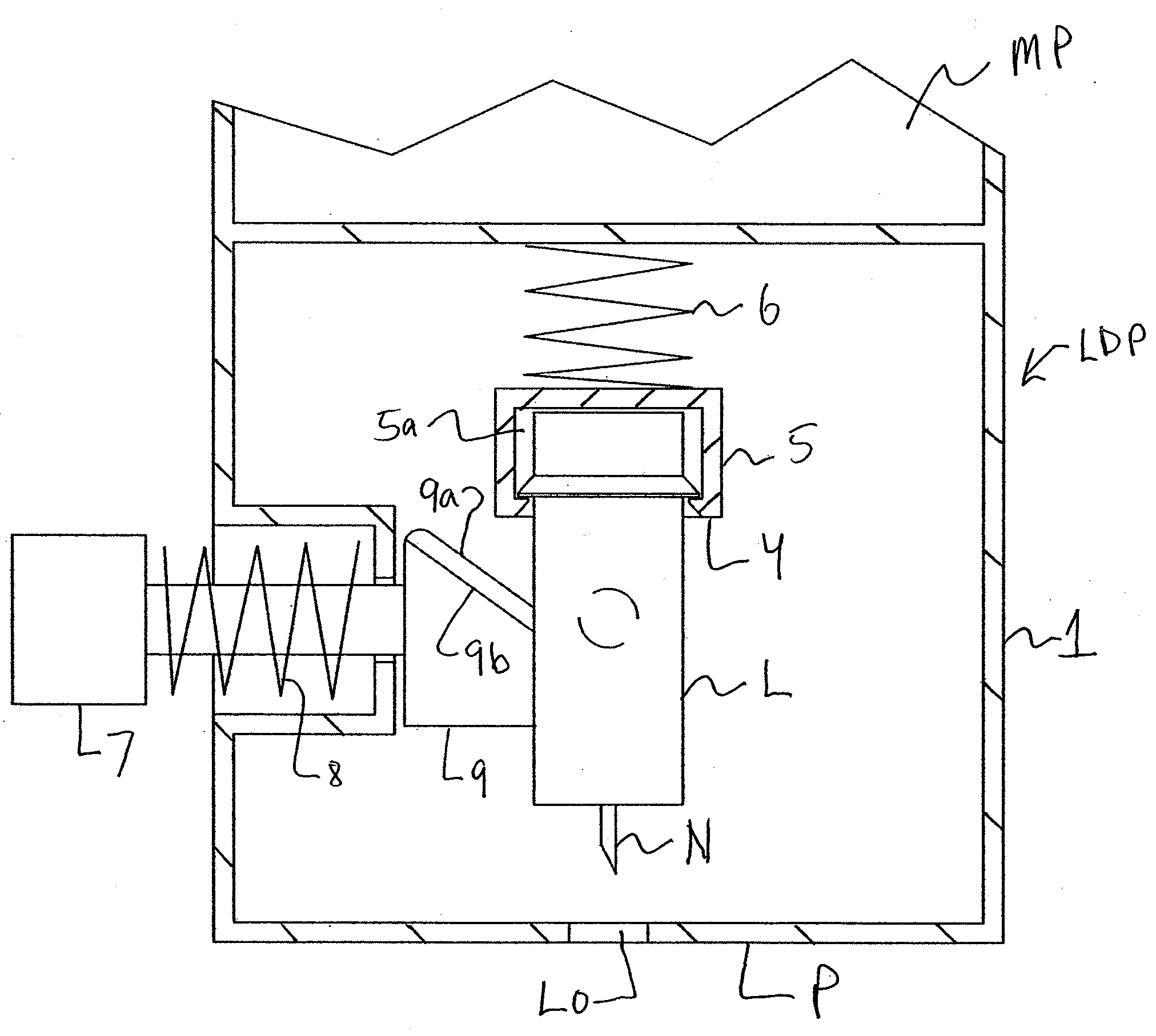 Lancet device with combined trigger and cocking mechanism and method