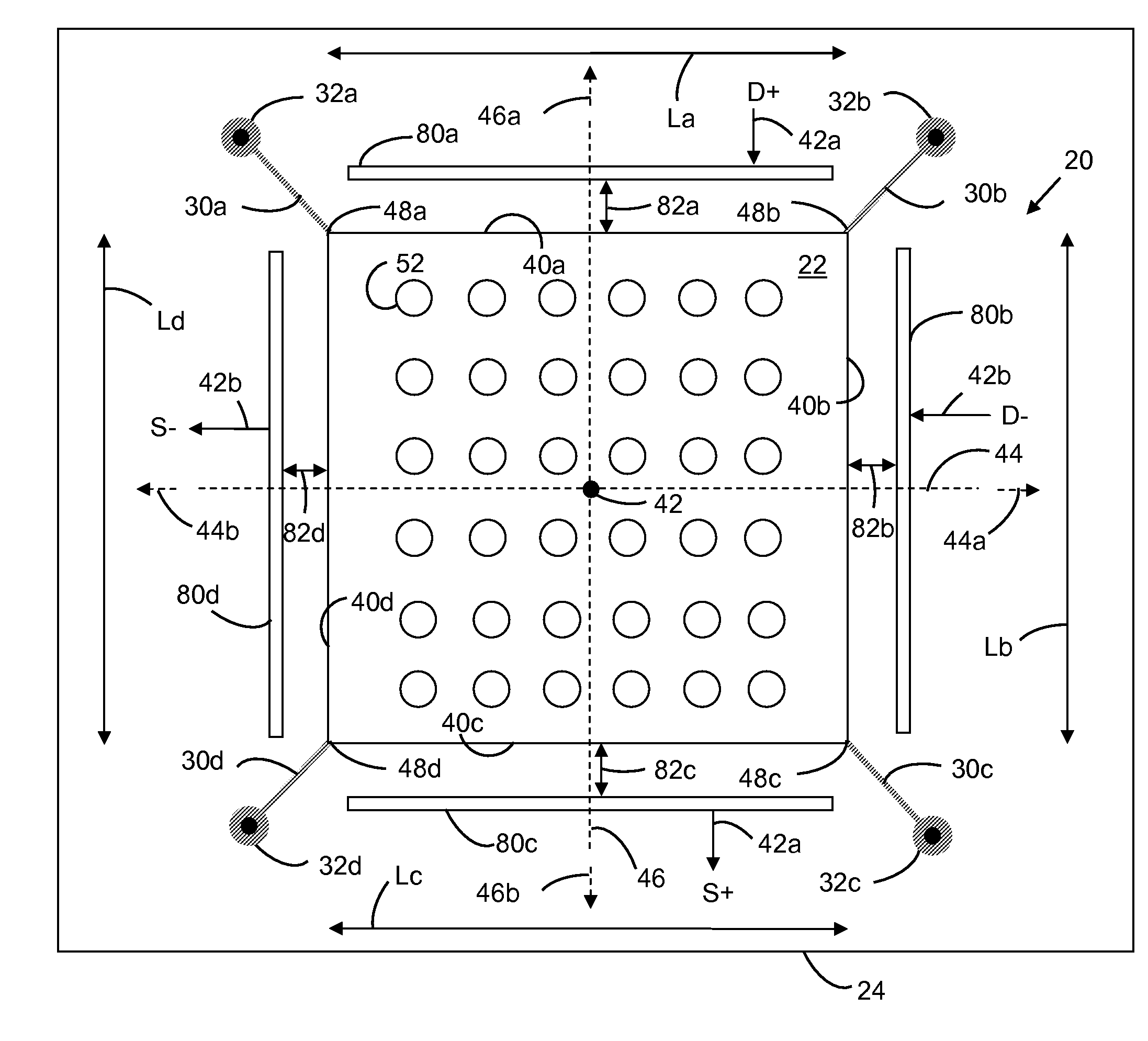 MEMS resonator array structure and method of operating and using same