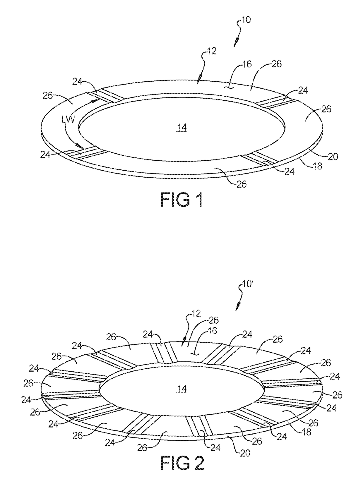 Thrust washers with hydrodynamic features