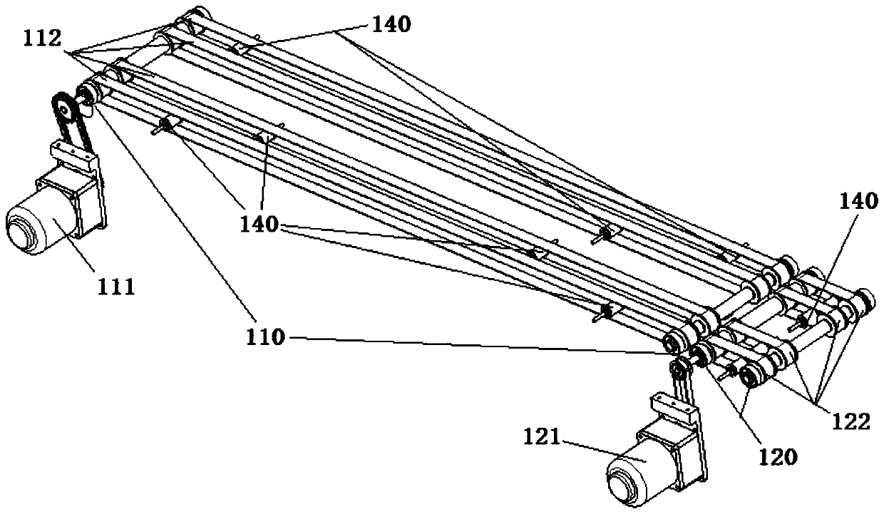 A hollow cup motor rotor baking device