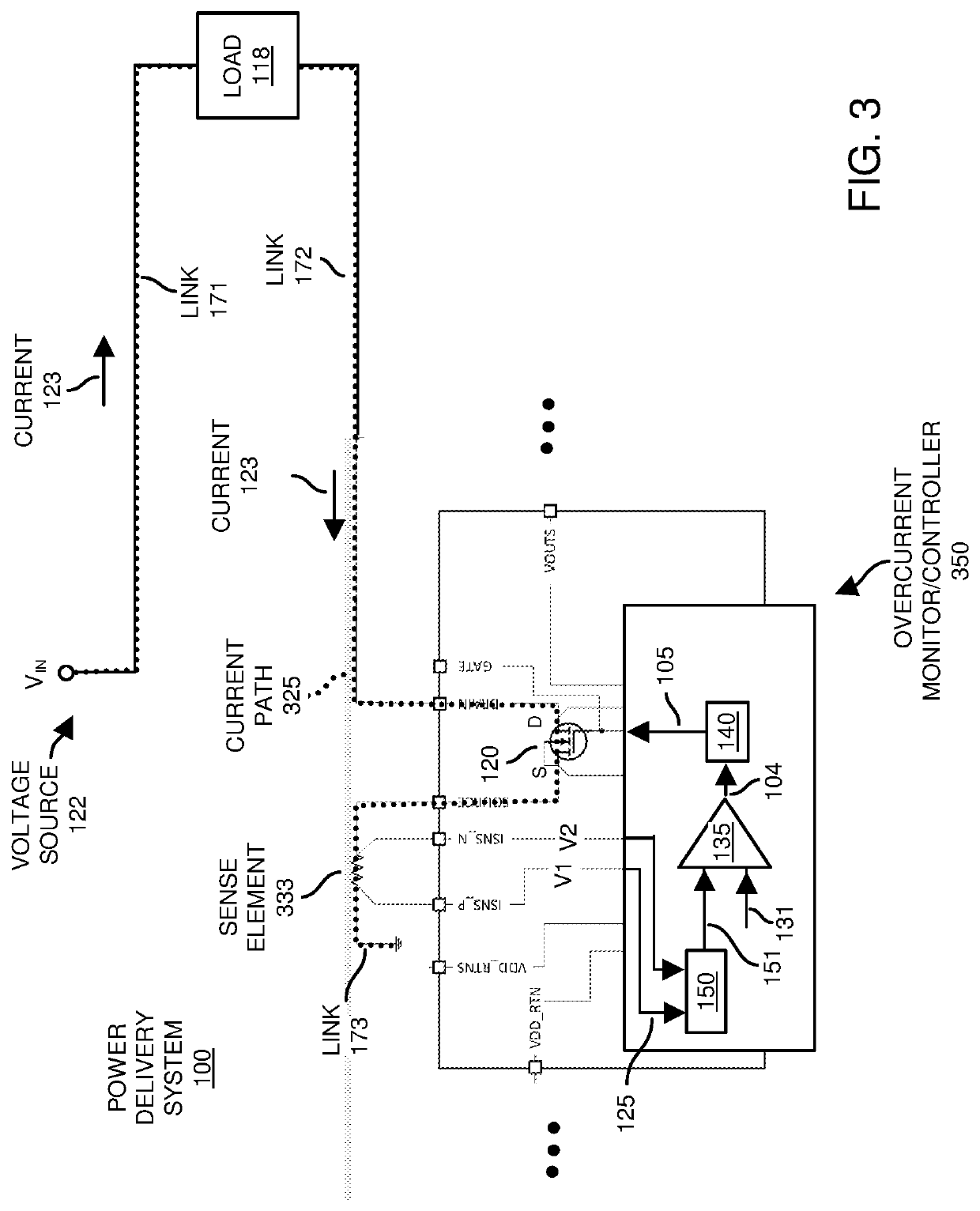 Power delivery control and over current protection