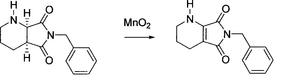 Process for producing racemic cis-8-benzyl-7, 9-dioxo-2, 8-diazabicyclo [4.3.0] nonyl hydride