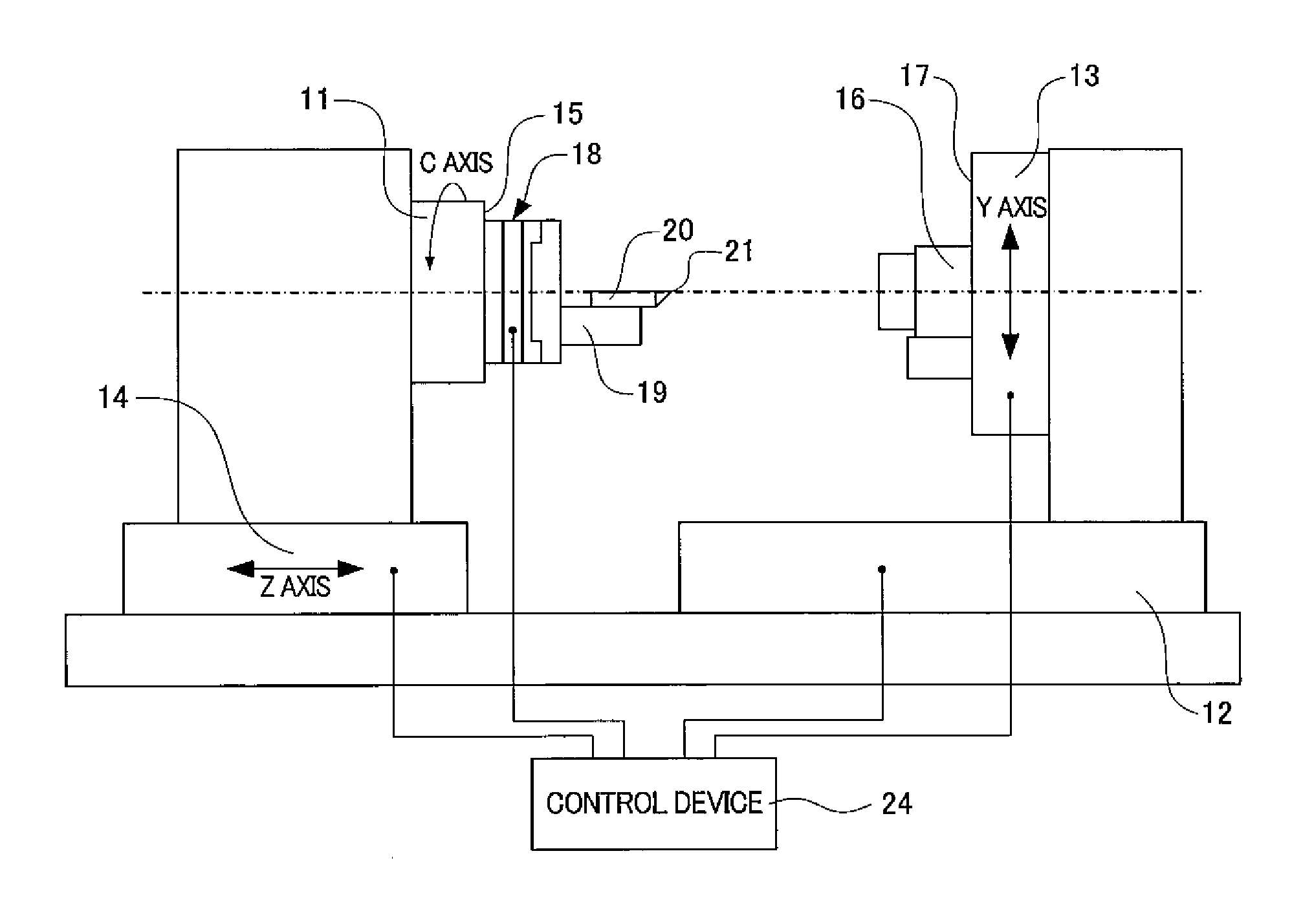 Machining apparatus and machining method