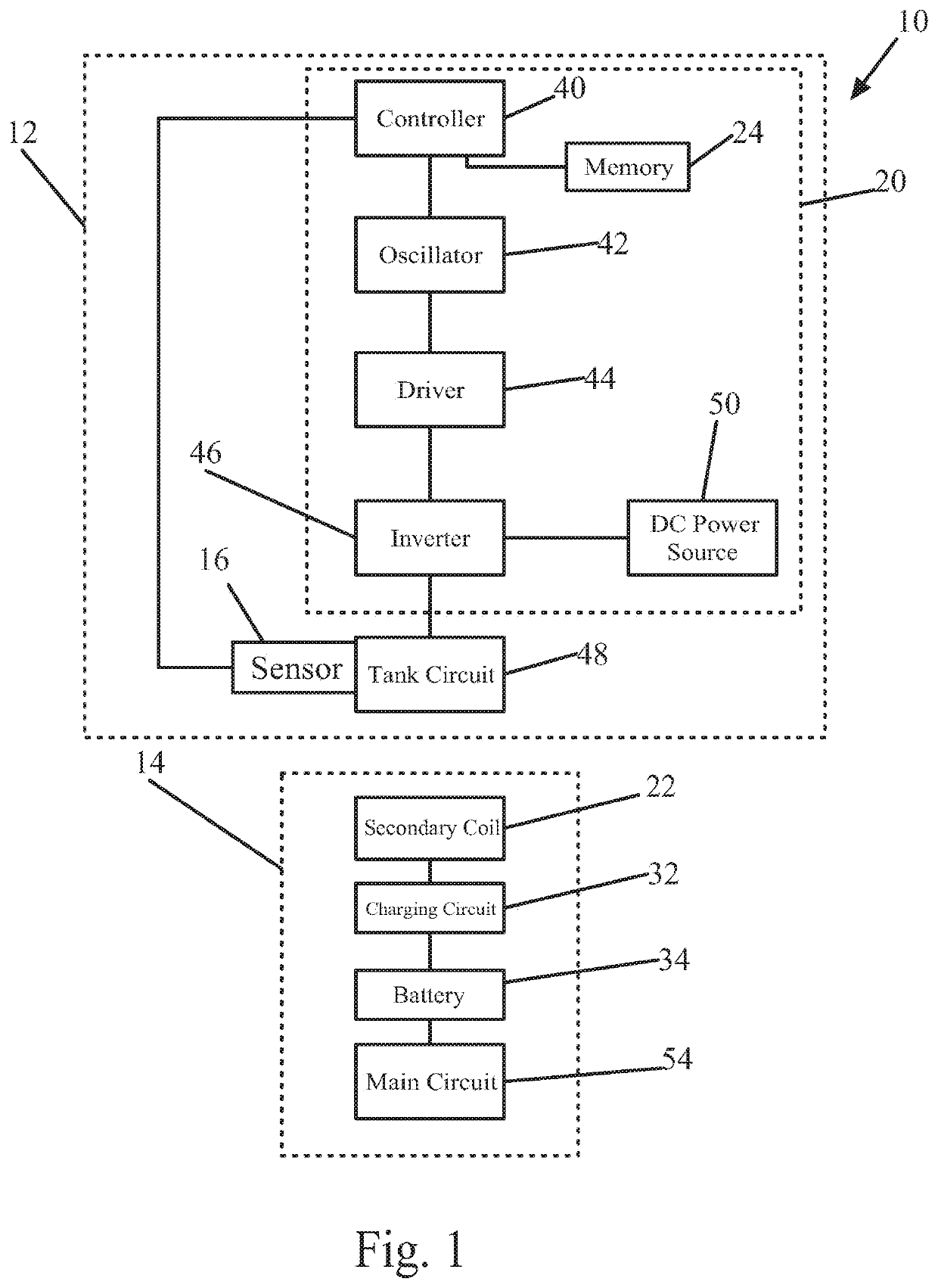 Inductive power supply with device identification