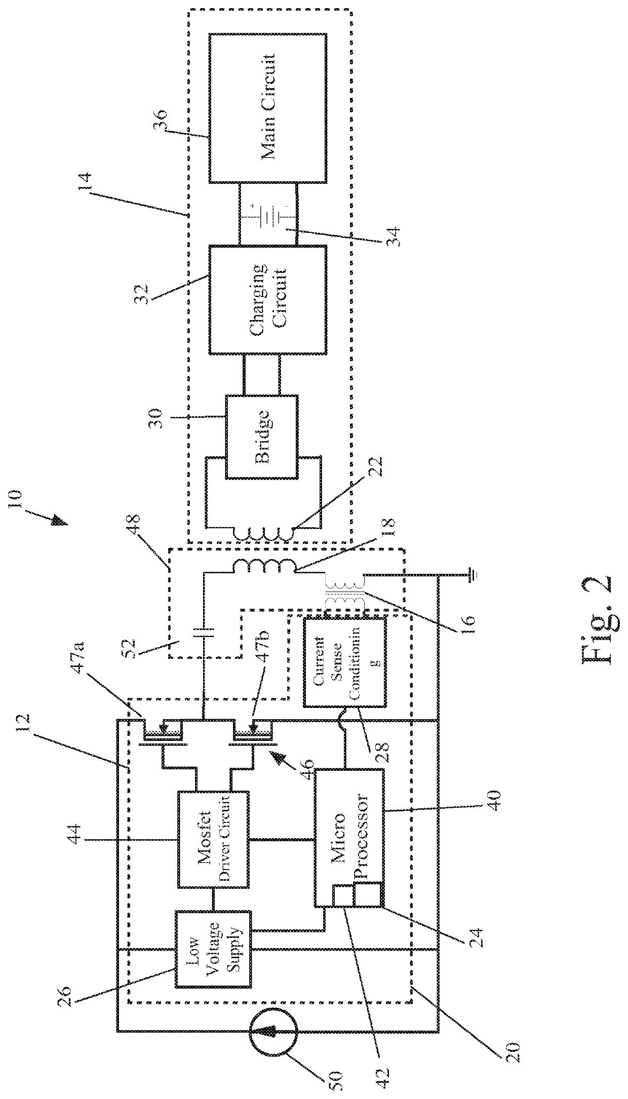 Inductive power supply with device identification