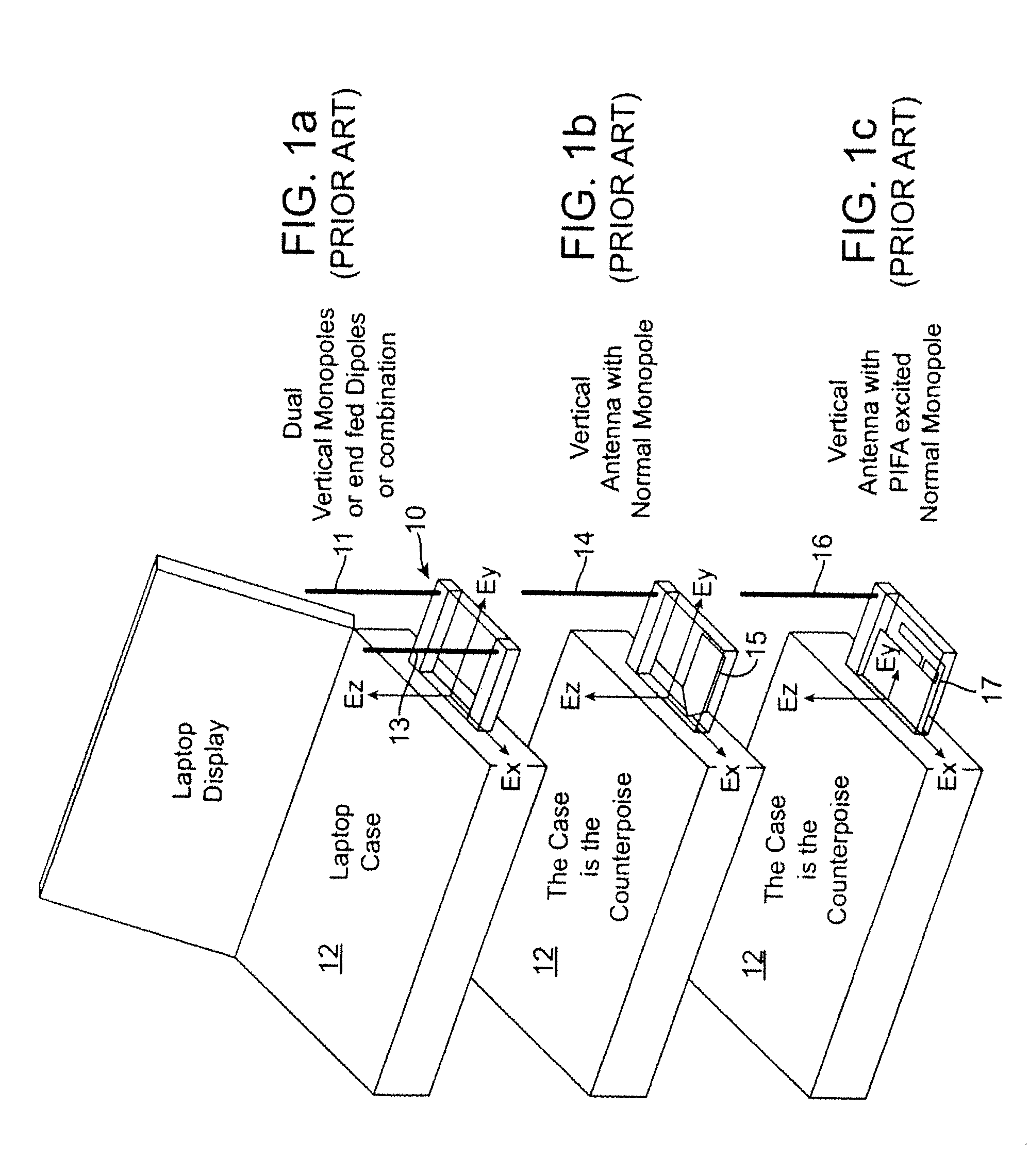 Antenna Configurations for Compact Device Wireless Communication