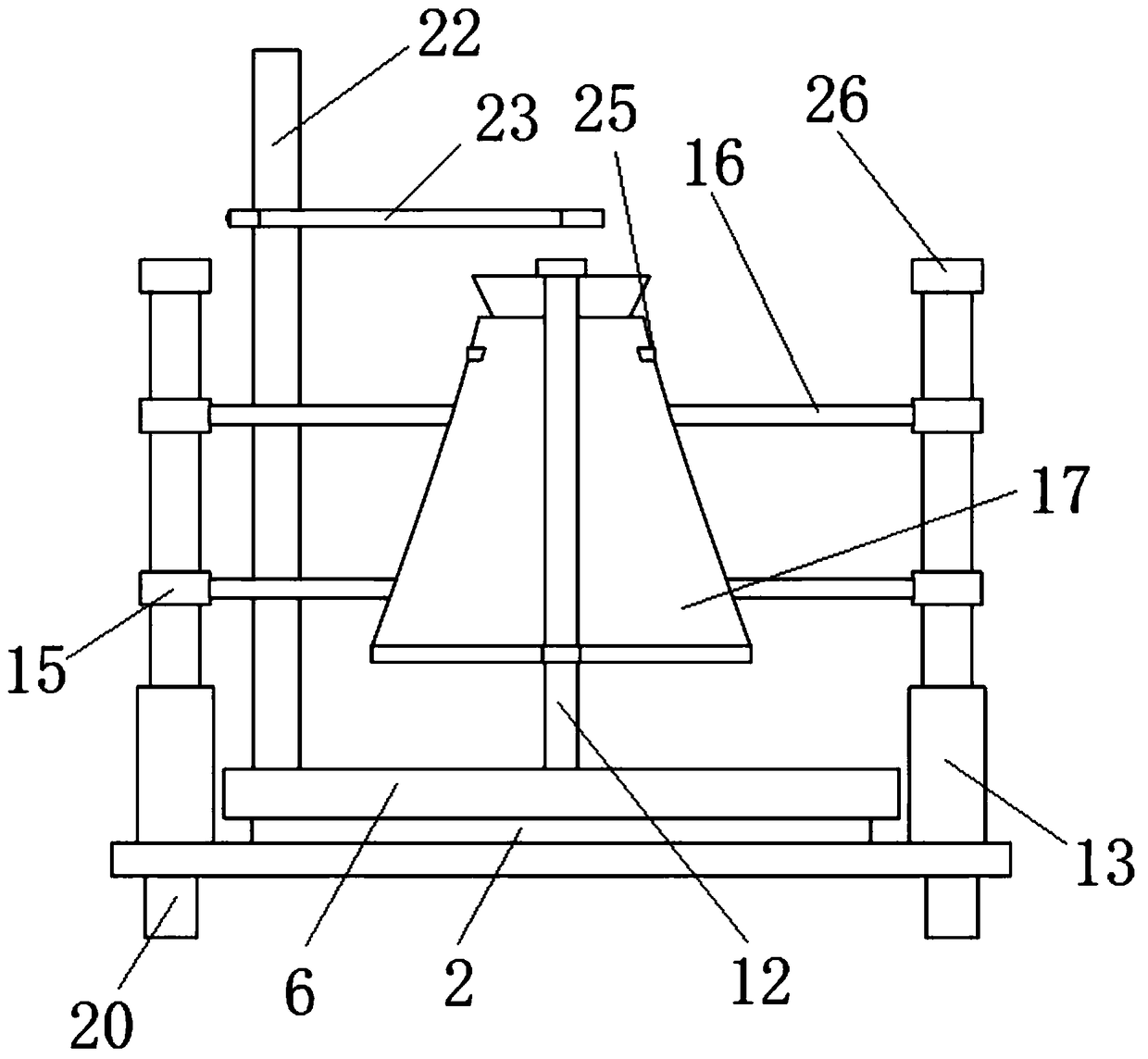 Instrument for measuring cement paste divergence