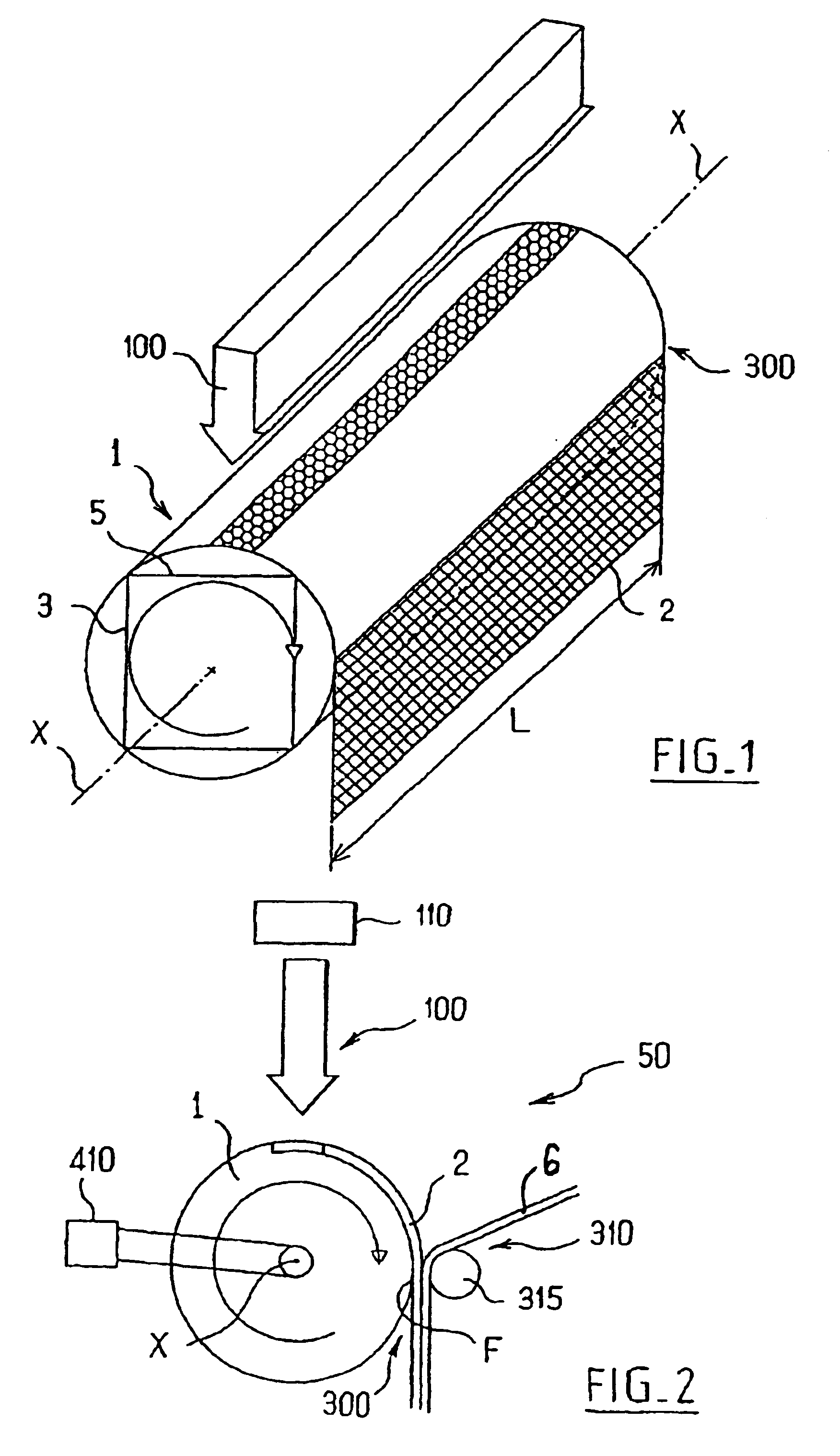 Method and device for making substrates