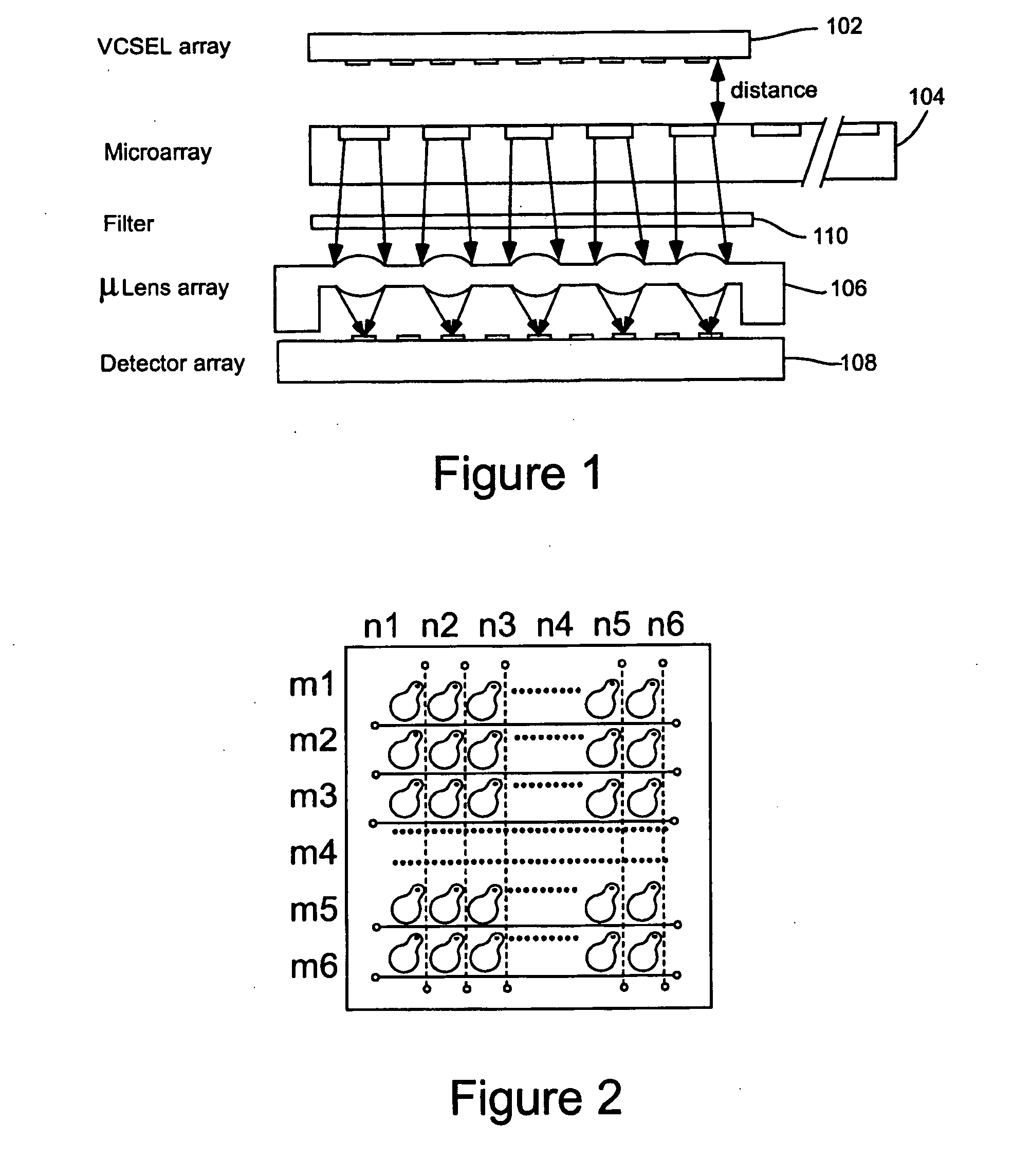 High throughput optical micro-array reader capable of variable pitch and spot size array processing for genomics and proteomics
