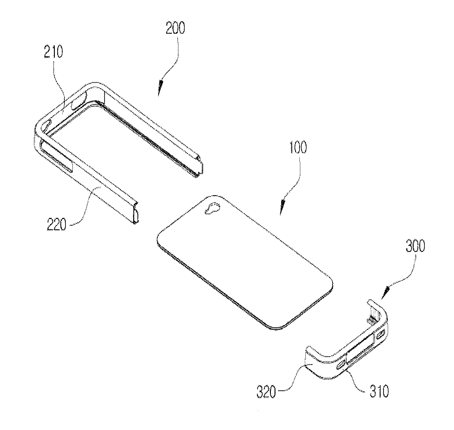 Case for mobile electronic device with touch screen