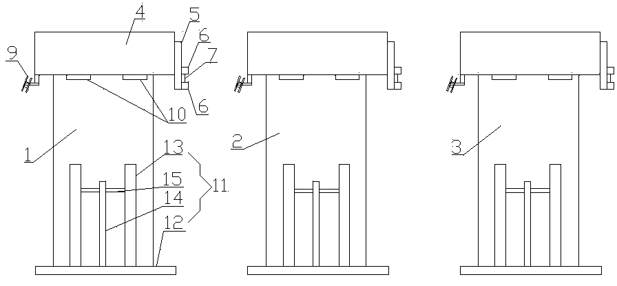 Paying-off and winding-up device of top-led copper wires