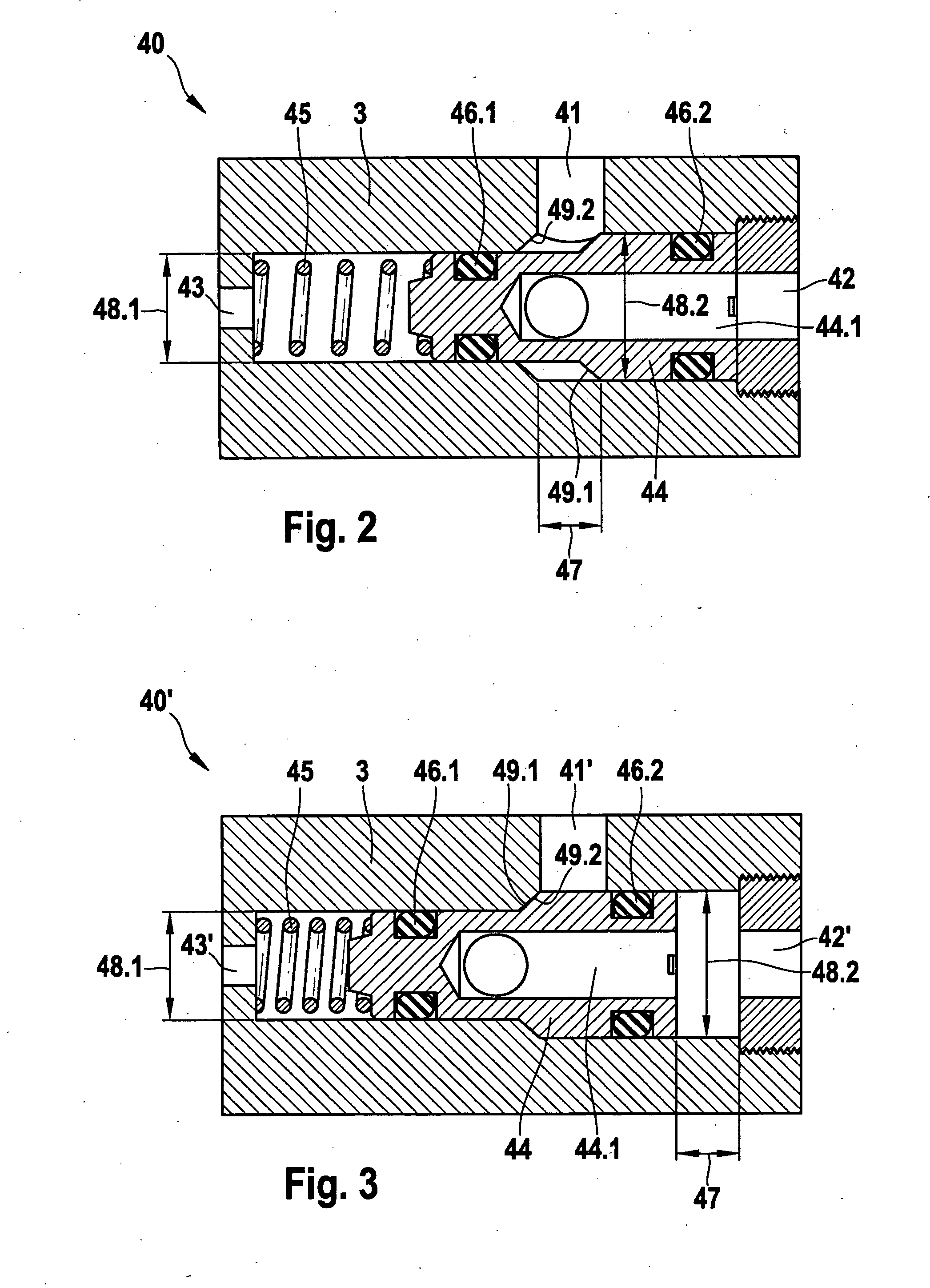Control valve for a vehicle brake system, and vehicle brake sysem having such a control valve