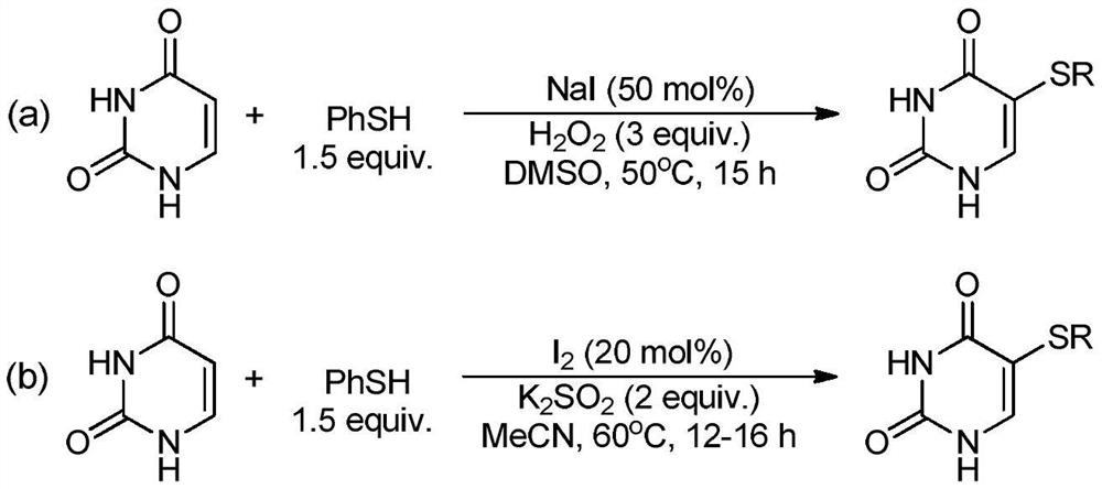 Electrochemical synthesis method of 5-arylthiouracil compound