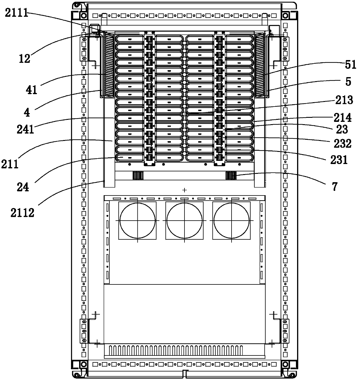 High-density array disk cabinet