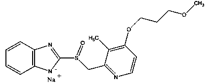Rabeprazole sodium compound