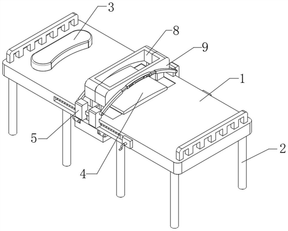 Anti-infection fixing nursing device for large-wound wounds