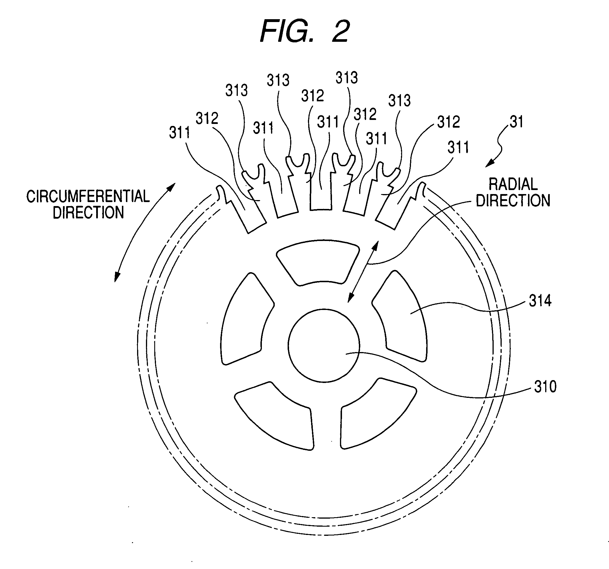 Electric rotating machine with armature coil