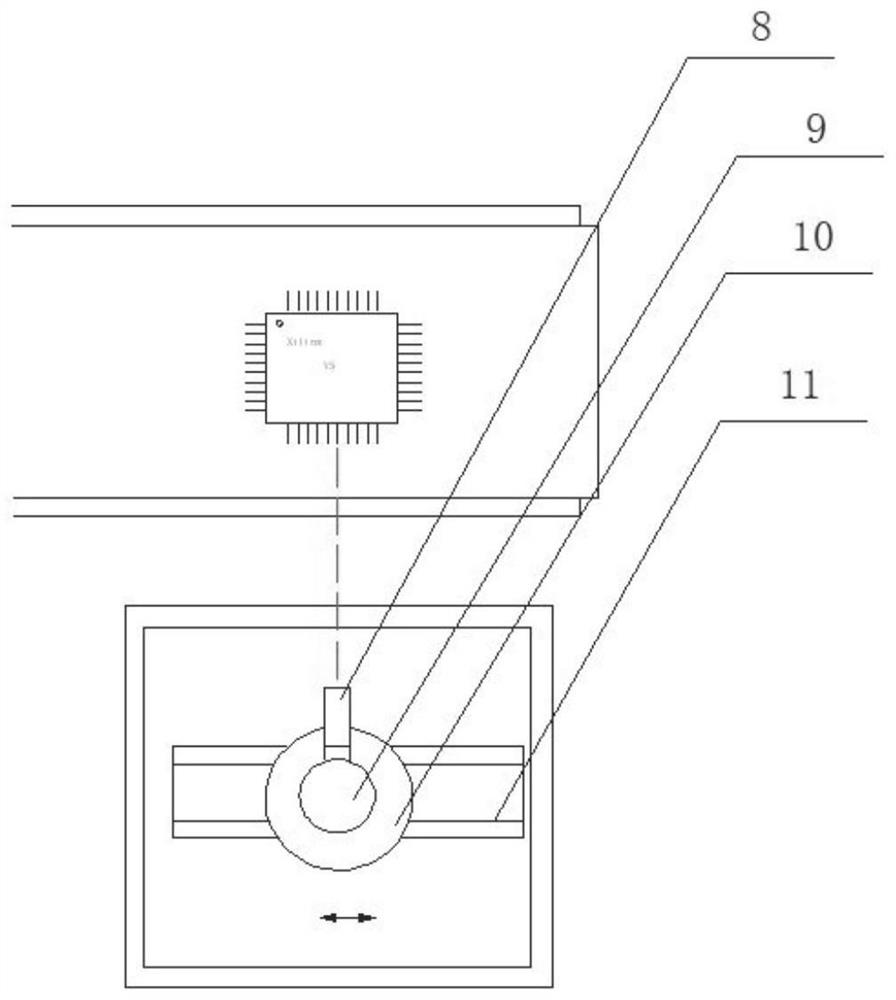 Dual-mode QFP and SOP packaging component pin coplanarity detection system