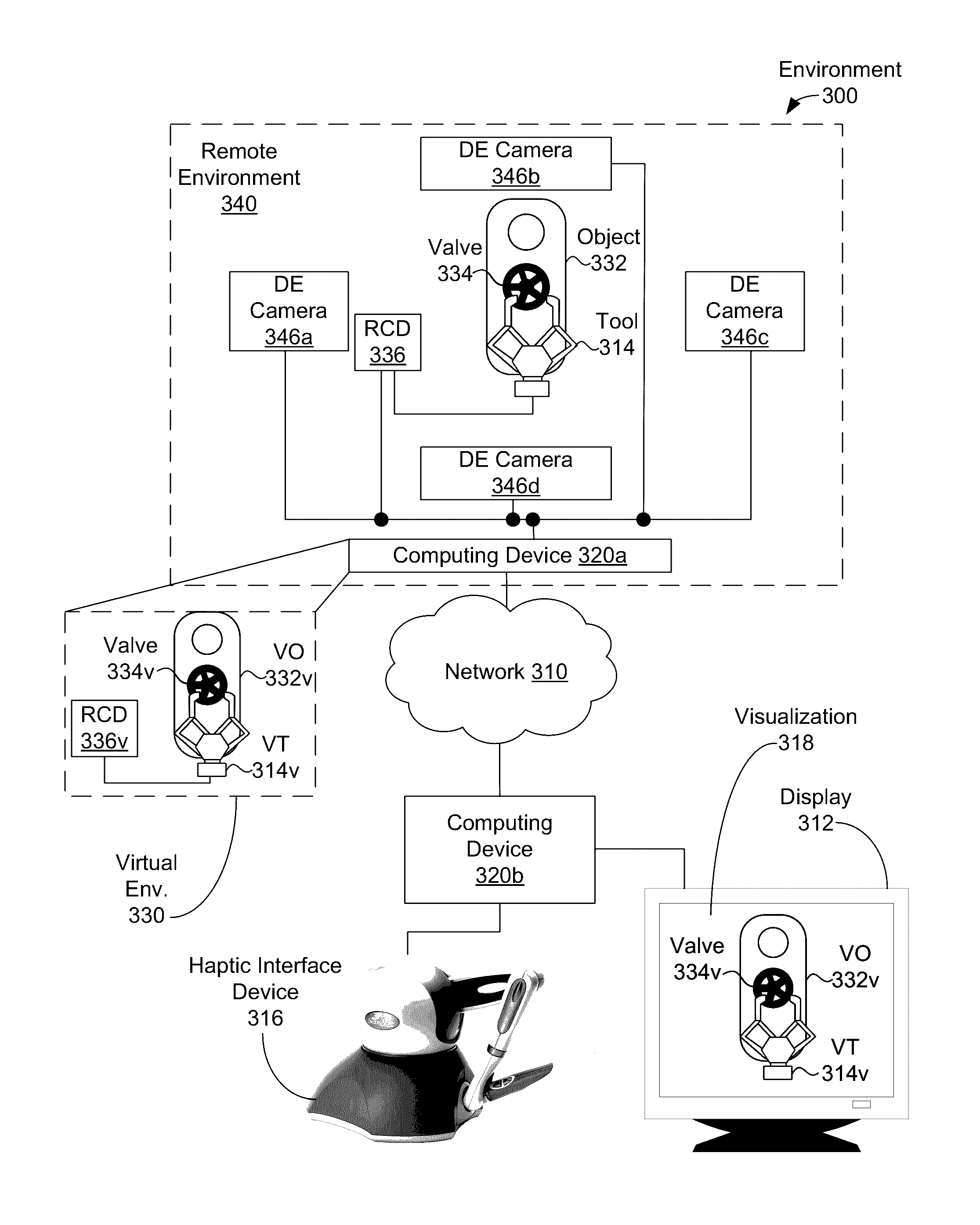 Methods and systems for six degree-of-freedom haptic interaction with streaming point data