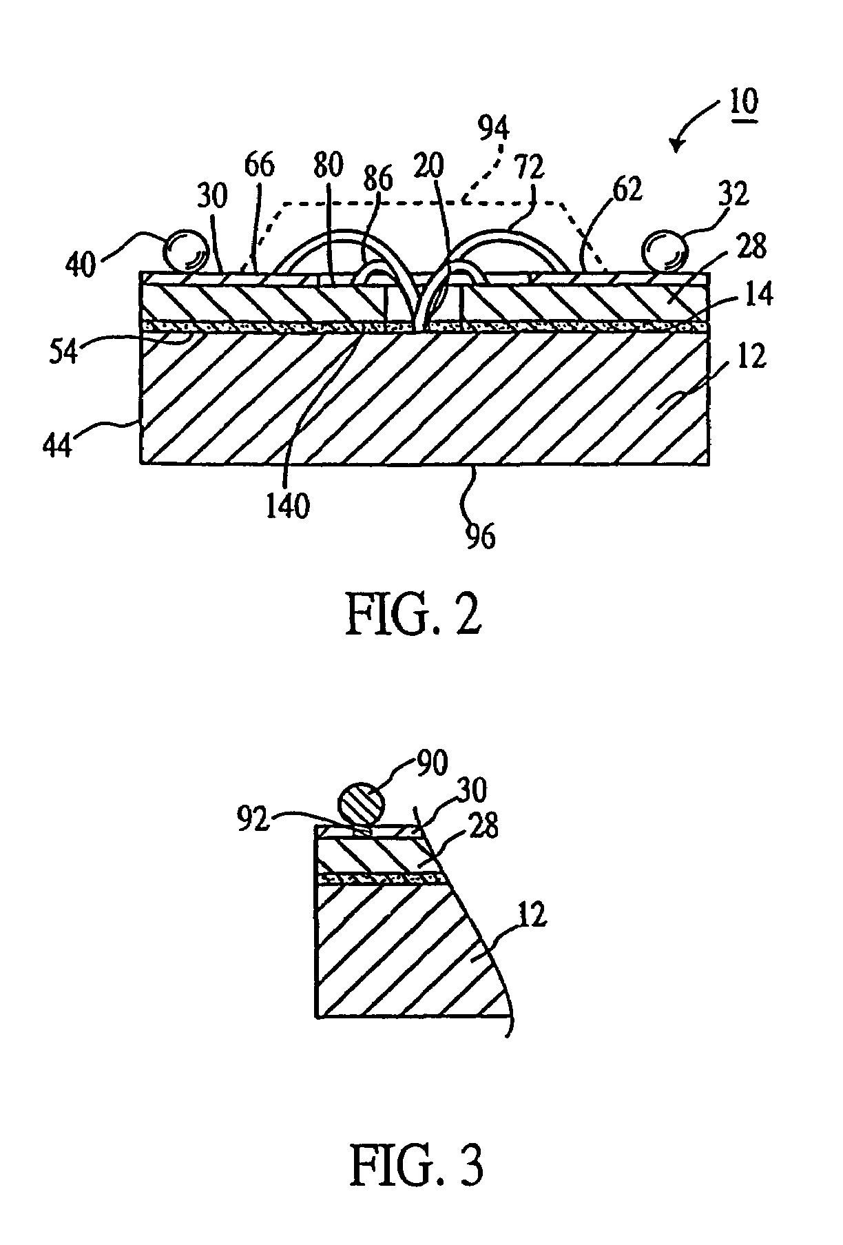 Semiconductor device, ball grid array connection system, and method of making