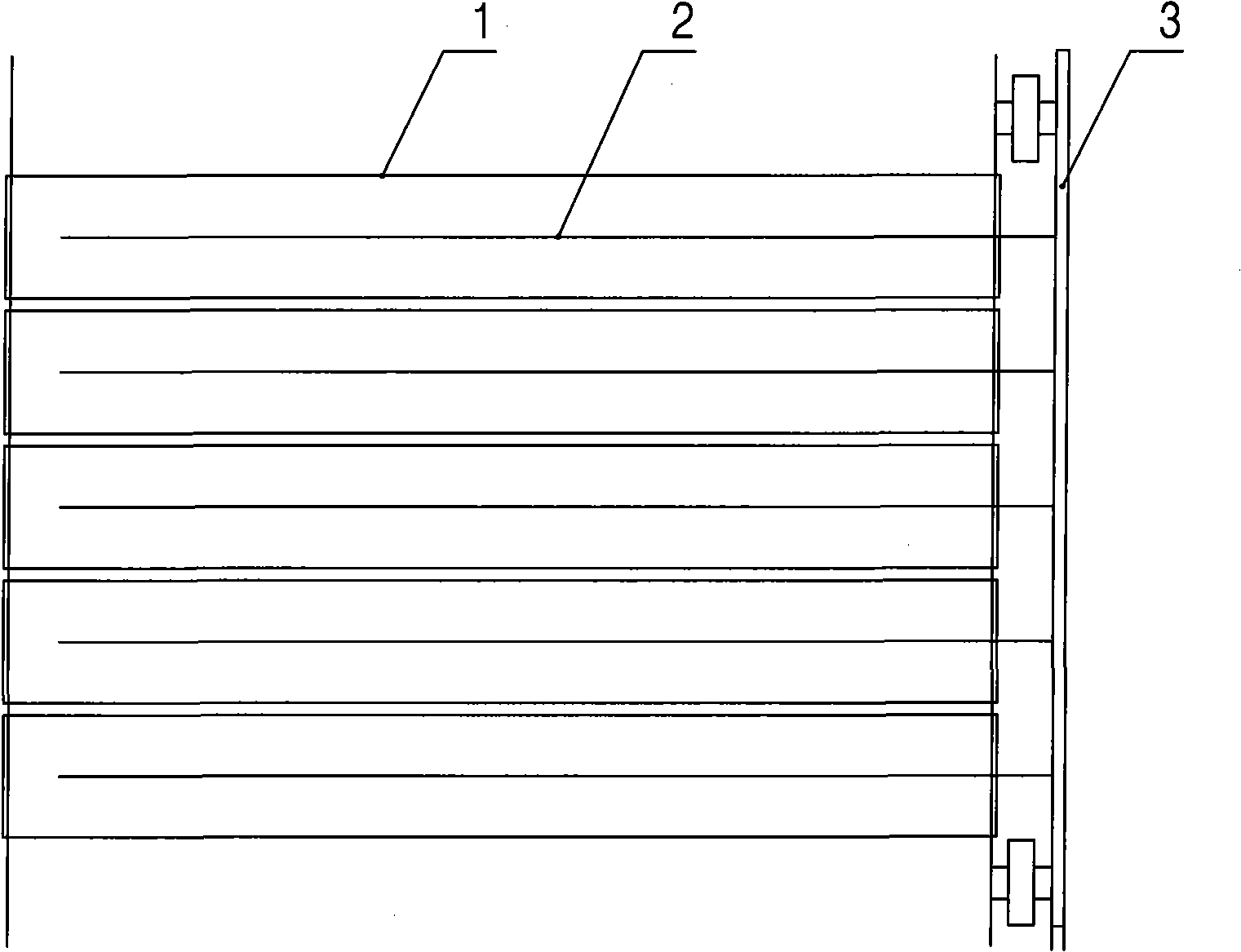 Mounting structure of wire electrode of honeycomb electric field