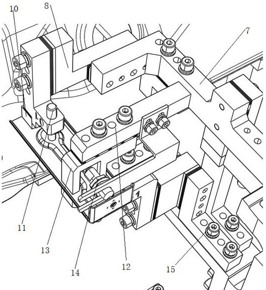 Rear wall outer plate clamp