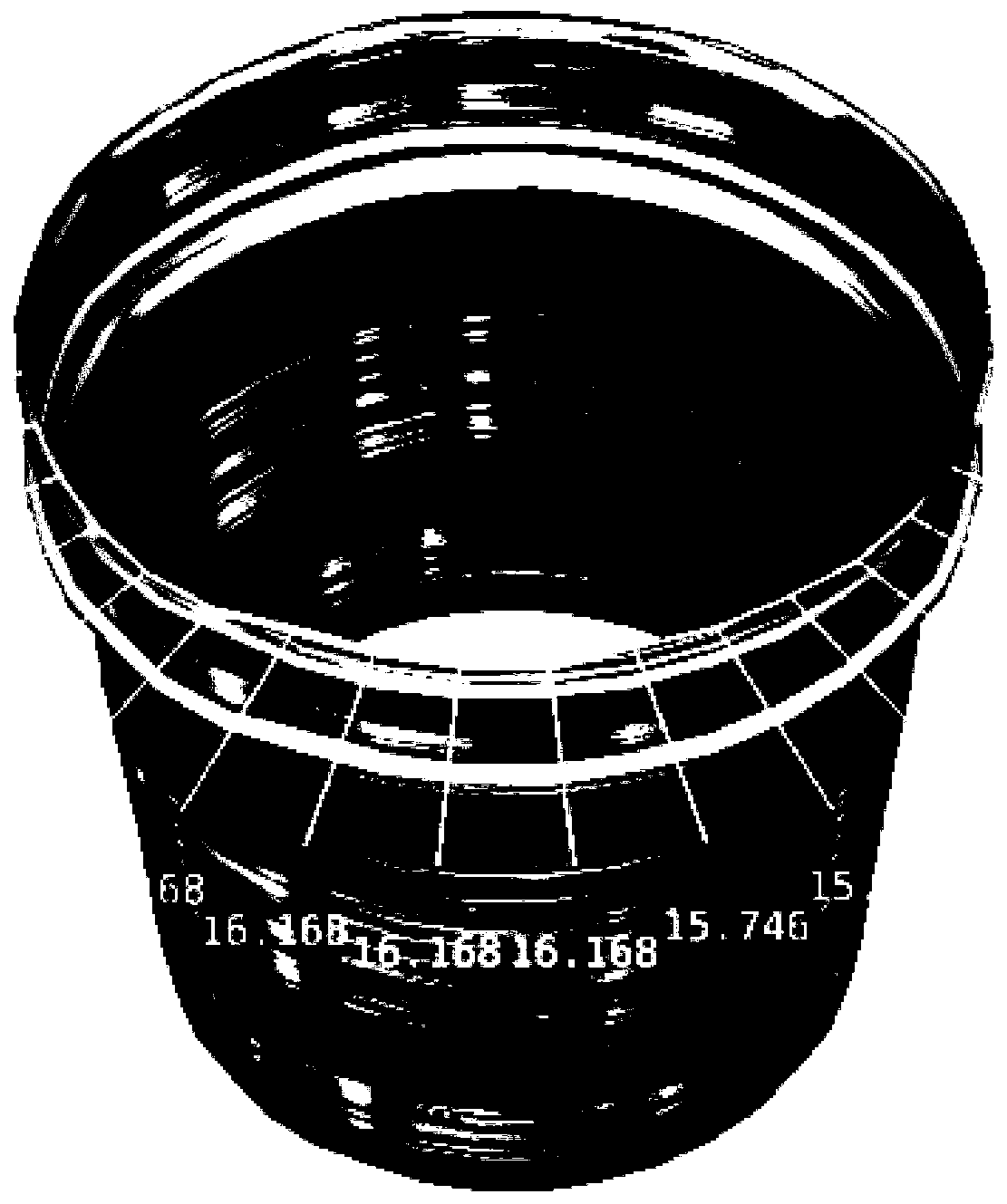 Display method of three-dimensional image