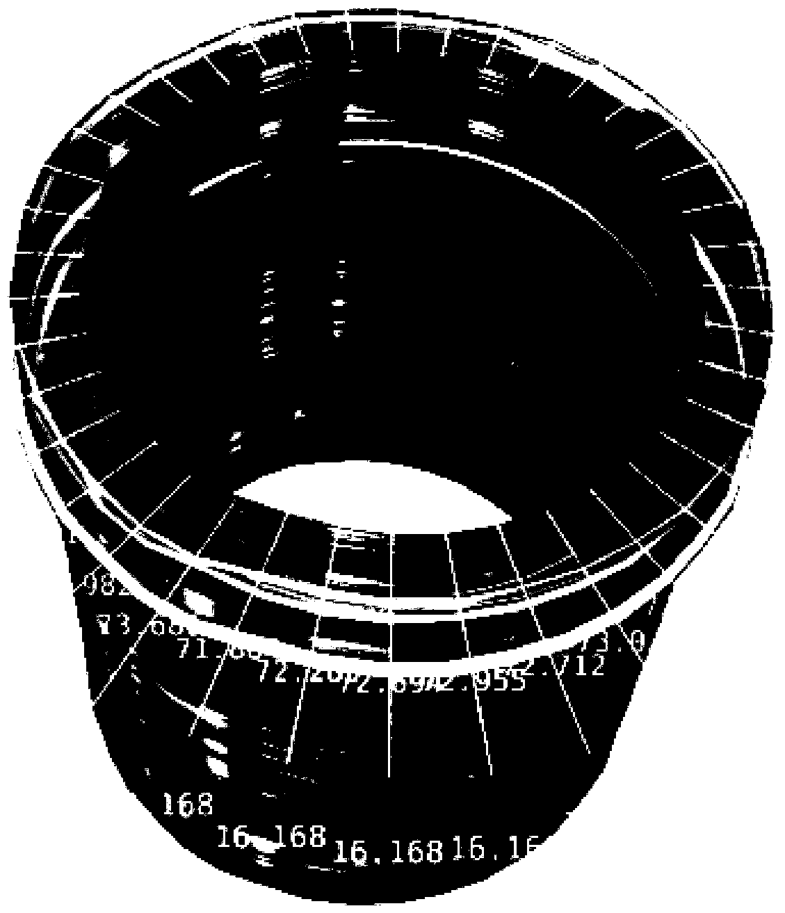 Display method of three-dimensional image